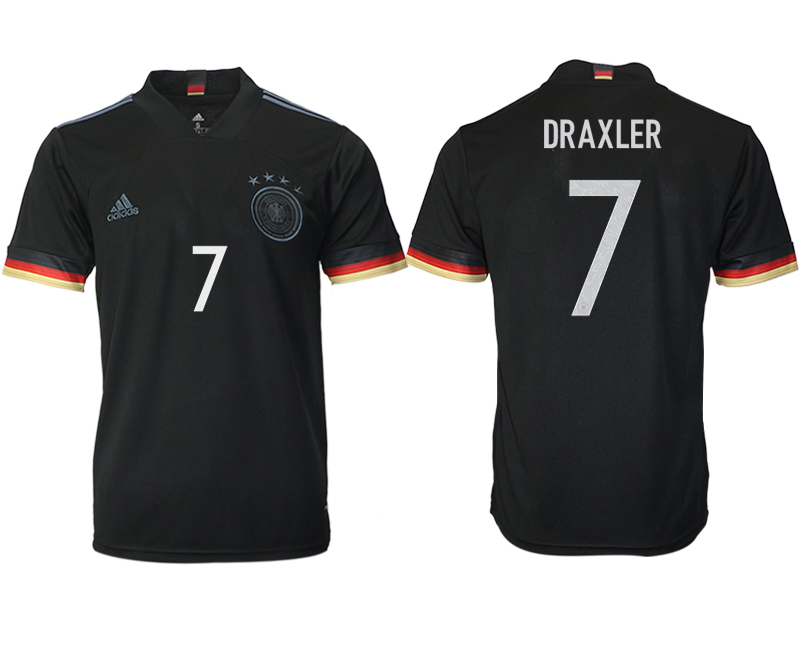 Cheap Men 2021 Europe Germany away AAA version 7 black soccer jerseys